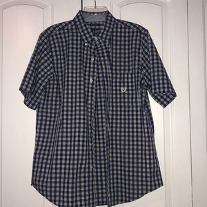Chaps men’s plaid collard shirt